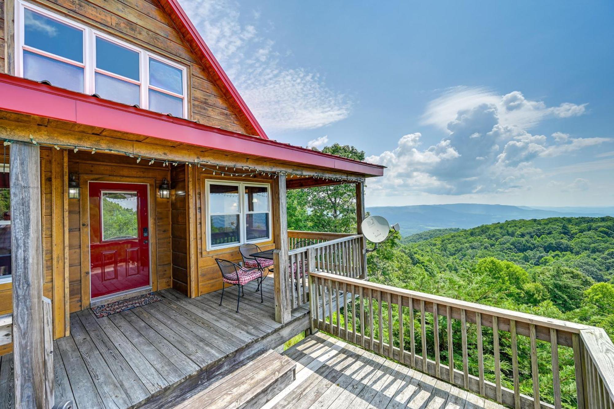 Warm And Cozy Cabin With Deck On Top Of The Blue Ridge Fancy Gap Dış mekan fotoğraf